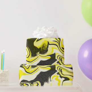 Papier Cadeau Lumière Turbo Noir