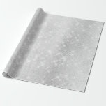 Papier Cadeau Lumière Urbaine Monochromatique Gris Argent<br><div class="desc">Décor contemporain luxe FlorenceK design</div>