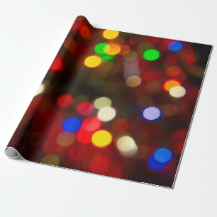 Papier Cadeau Lumières bokeh abstrait arrière - plan défocabulai