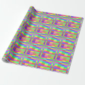 Papier Cadeau Lumières couleur (Déroulé)