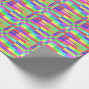 Papier Cadeau Lumières couleur