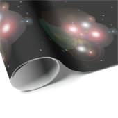 Papier Cadeau Lumières de Diwali (Coin rond)