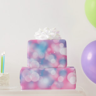 Papier Cadeau Lumières de fête Bokeh
