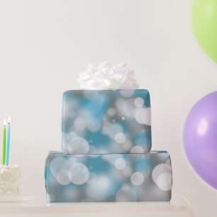 Papier Cadeau Lumières de la fête de Bokeh