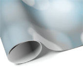 Papier Cadeau Lumières de la fête de Bokeh (Coin rond)