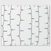 Papier Cadeau Lumières de Noël (Plat)