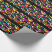 Papier Cadeau Lumières de Noël (Coin)