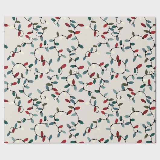 Papier Cadeau Lumières de Noël (Couture)