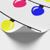Papier Cadeau Lumières de Noël (Coin)
