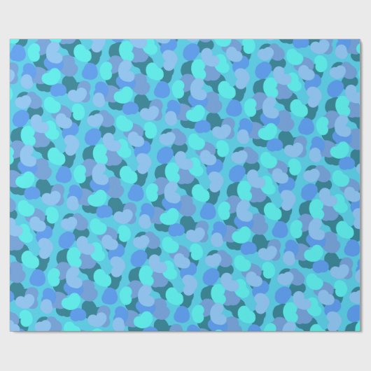 Papier Cadeau Lumières d'eau (Plat)