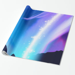 Papier Cadeau Lumières du Nord