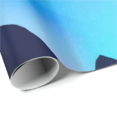 Papier Cadeau Lumières du Nord (Coin rond)