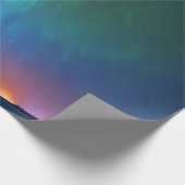 Papier Cadeau Lumières du Nord canadien (Coin)