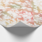 Papier Cadeau Lumières en pastel de tache floue de Bokeh (Coin)