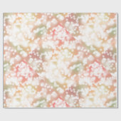 Papier Cadeau Lumières en pastel de tache floue de Bokeh (Plat)