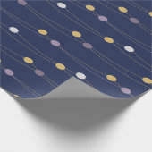 Papier Cadeau Lumières Festives Scandinaves Papier d'enveloppeme (Coin)