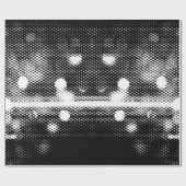 Papier Cadeau Lumières néon et motif géométrique sans soudure (Plat)