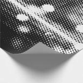 Papier Cadeau Lumières néon et motif géométrique sans soudure (Coin)