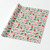 Papier Cadeau Lumières Rétro Glow (Déroulé)