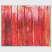 Papier Cadeau Lumineuse texture de la planche murale en bois rou (Plat)