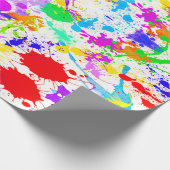 Papier Cadeau Luminosité de néon dans la peinture foncée (Coin)