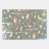 Papier cadeau lunaire - Design lune céleste (Devant 3)