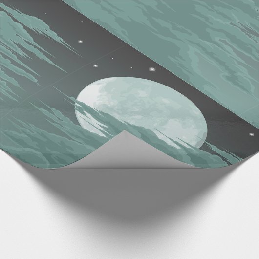 Papier Cadeau Lune