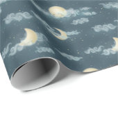 Papier Cadeau Lune (Coin rond)