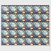 Papier Cadeau lune arc (Plat)