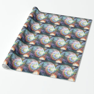 Papier Cadeau lune arc