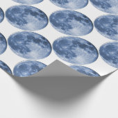Papier Cadeau lune bleue (Coin)