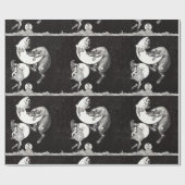 Papier Cadeau Lune céleste ciel Univers Dieu Nuit Illustration (Plat)