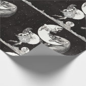 Papier Cadeau Lune céleste ciel Univers Dieu Nuit Illustration (Coin)