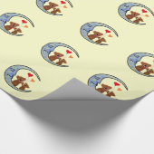 Papier Cadeau Lune de koala de bonne nuit (Coin)