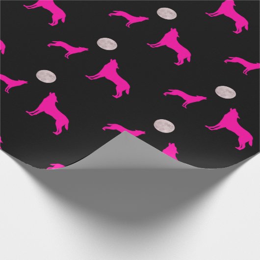 Papier Cadeau Lune de loup (Coin)