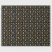 Papier Cadeau Lune et étoiles (Plat)