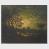 Papier Cadeau Lune (par Ralph Albert Blakelock) (Plat)