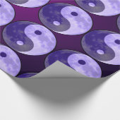 Papier cadeau Lune Violette Yin Yang (Coin)