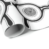 Papier Cadeau Lunettes de lunettes (Coin rond)
