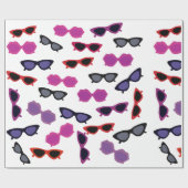 Papier Cadeau Lunettes de soleil (Plat)