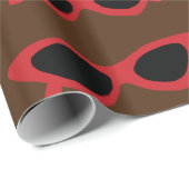 Papier Cadeau Lunettes de soleil (Coin rond)