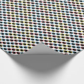 Papier Cadeau Lunettes de soleil rétro Primaire (Coin)