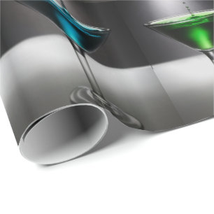 Papier Cadeau Lunettes Martini