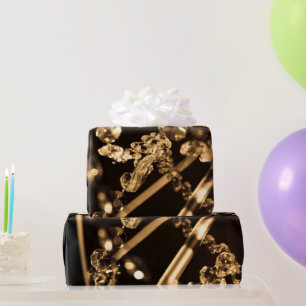 Papier Cadeau Lustre Sepia Crystal
