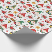 Papier Cadeau Lutins de Noël (Coin)