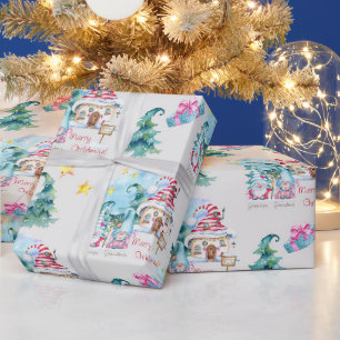 Papier Cadeau Lutins de Noël