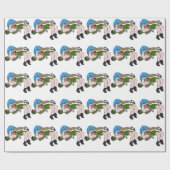 Papier Cadeau Lutte (Plat)