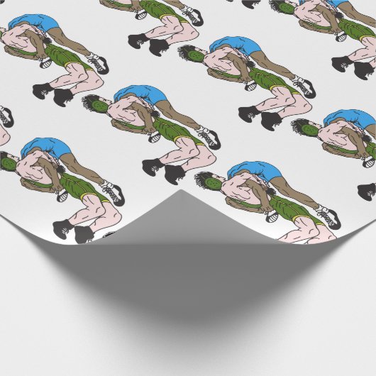 Papier Cadeau Lutte (Coin)