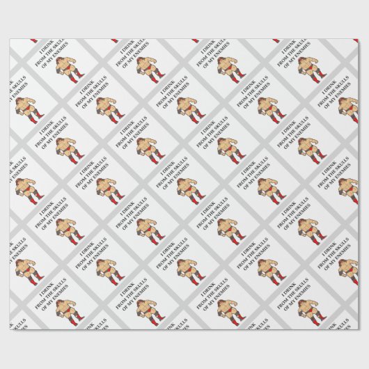 Papier Cadeau lutte (Plat)