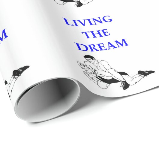 Papier Cadeau lutte (Coin rond)